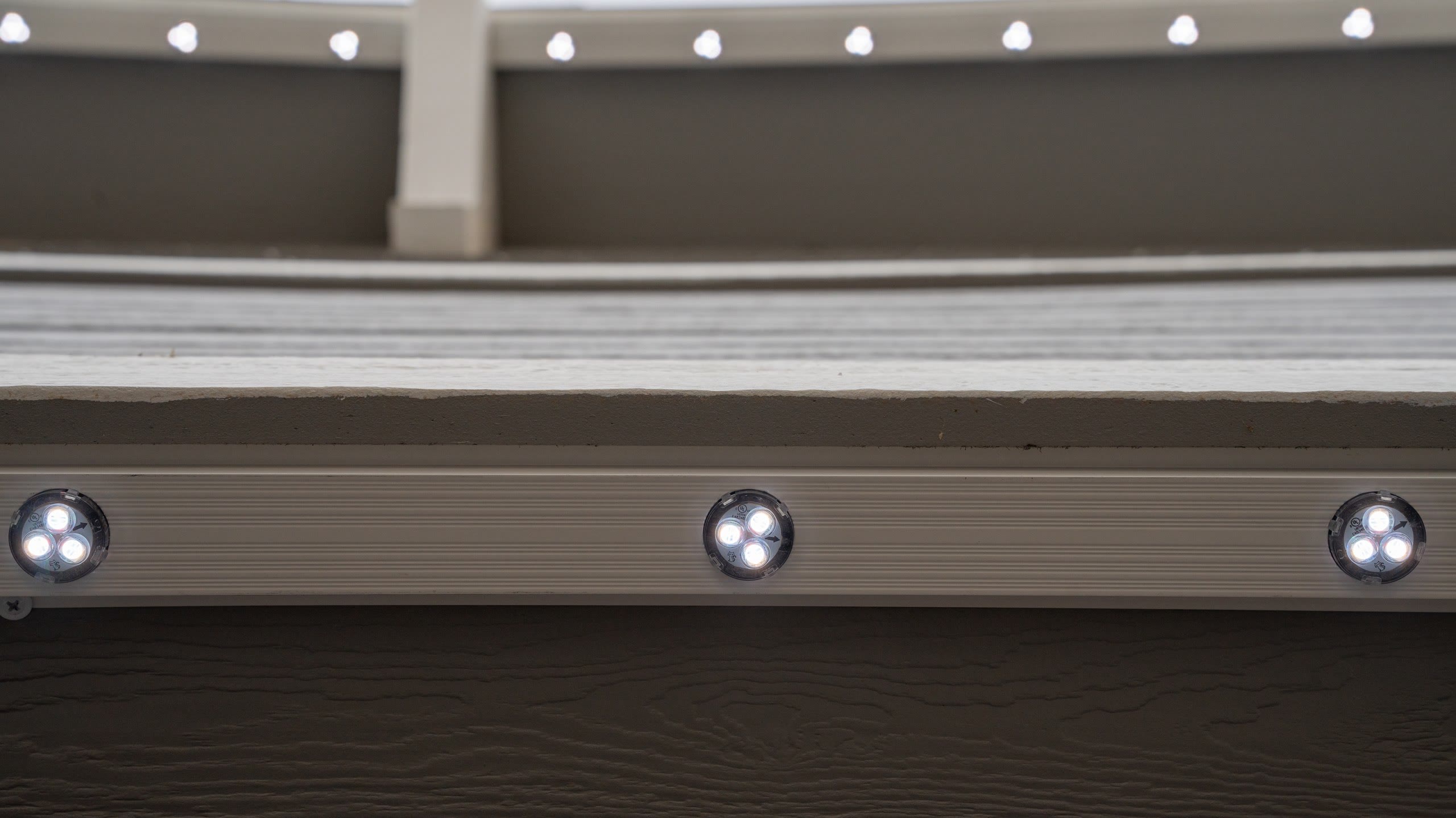 Bosso lights installed in track